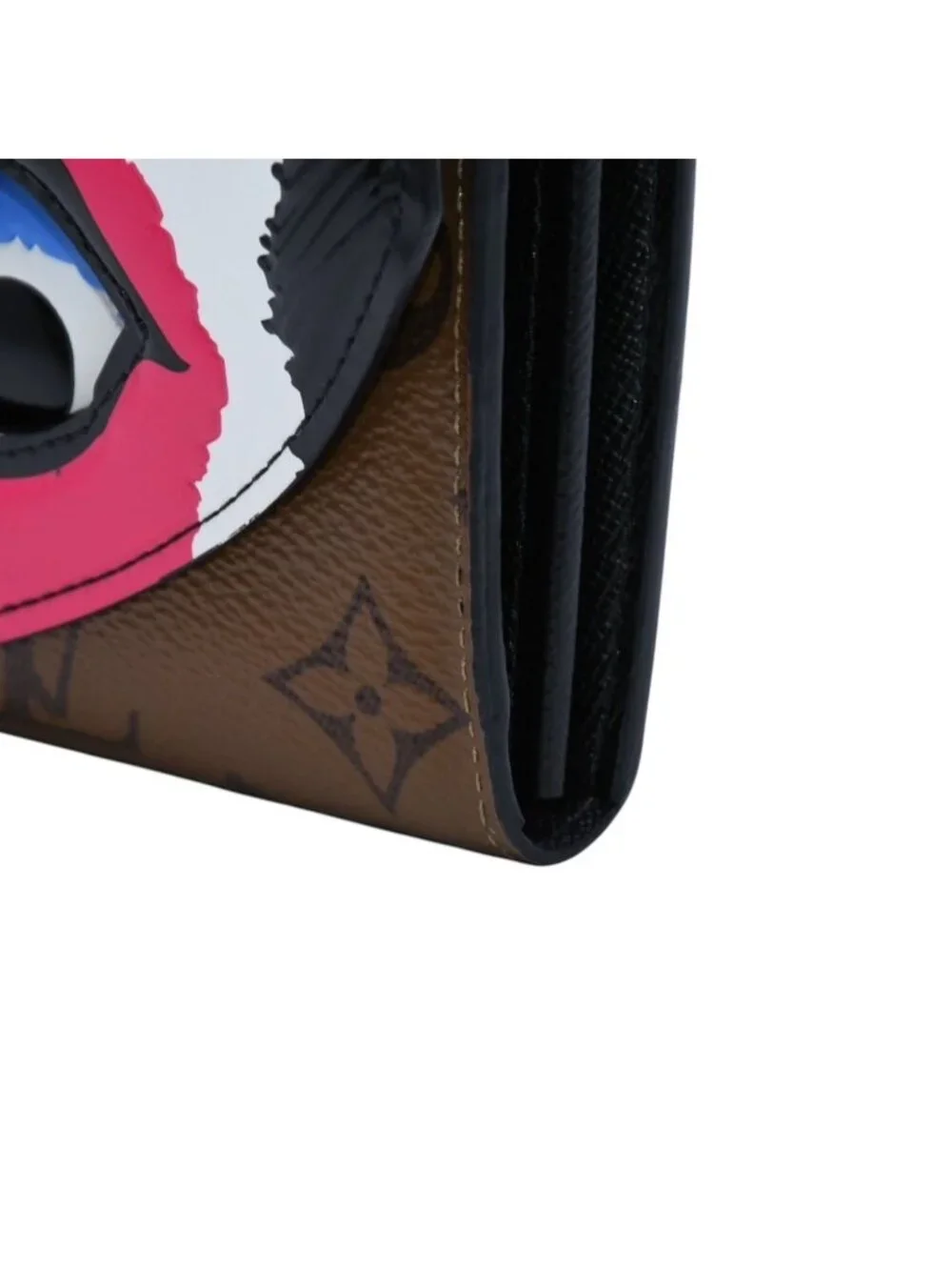 Louis Vuitton Kansai Yamamoto Portefeuille Sarah Kabuki Mask Wallet Monogram